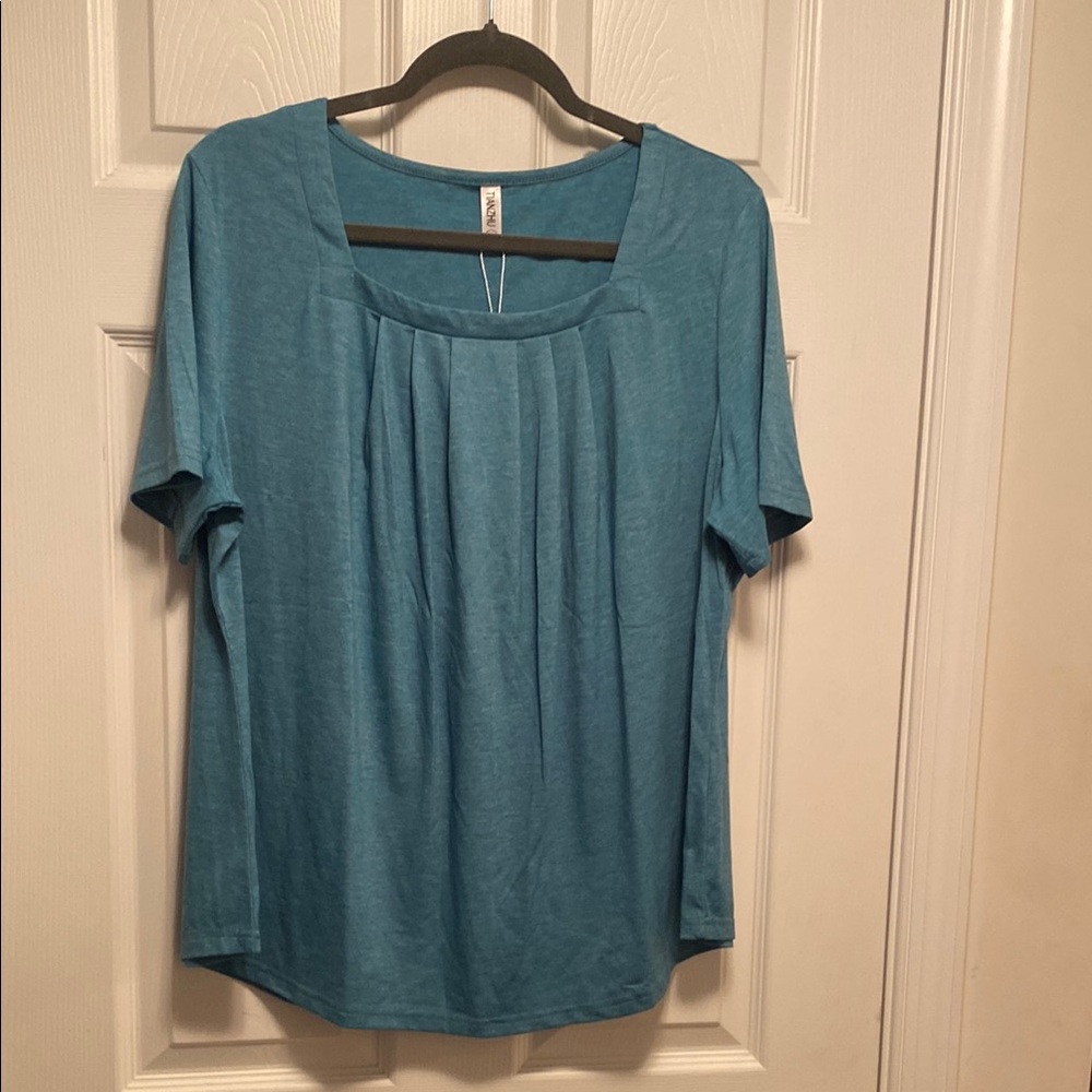 Tianzhu Nile Blue Women's Top…size XL
